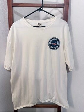 Blue 84 Washington Capitals Cream Short-Sleeve Crewneck Tee